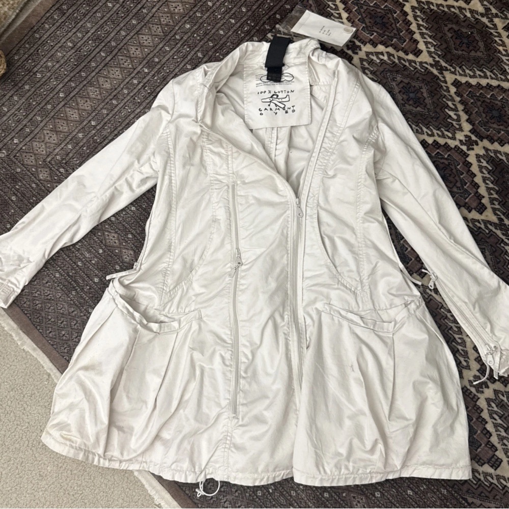 Stylish Women's Cream Utility Jacket